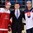 MINSK, BELARUS - MAY 20: Denmark's Mikkel Boedker #89 and Slovakia's Michel Miklik #19 are named Players of the Game during preliminary round action at the 2014 IIHF Ice Hockey World Championship. (Photo by Richard Wolowicz/HHOF-IIHF Images)

